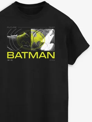 NW2 The Flash Batman Future Slogan Adult Black T-Shirt | Men | George at ASDA