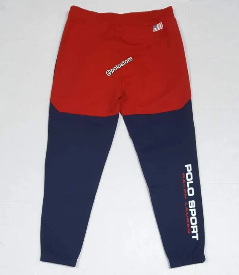 Nwt Polo Ralph Lauren Red/Navy 12M Yacht Challenge Joggers