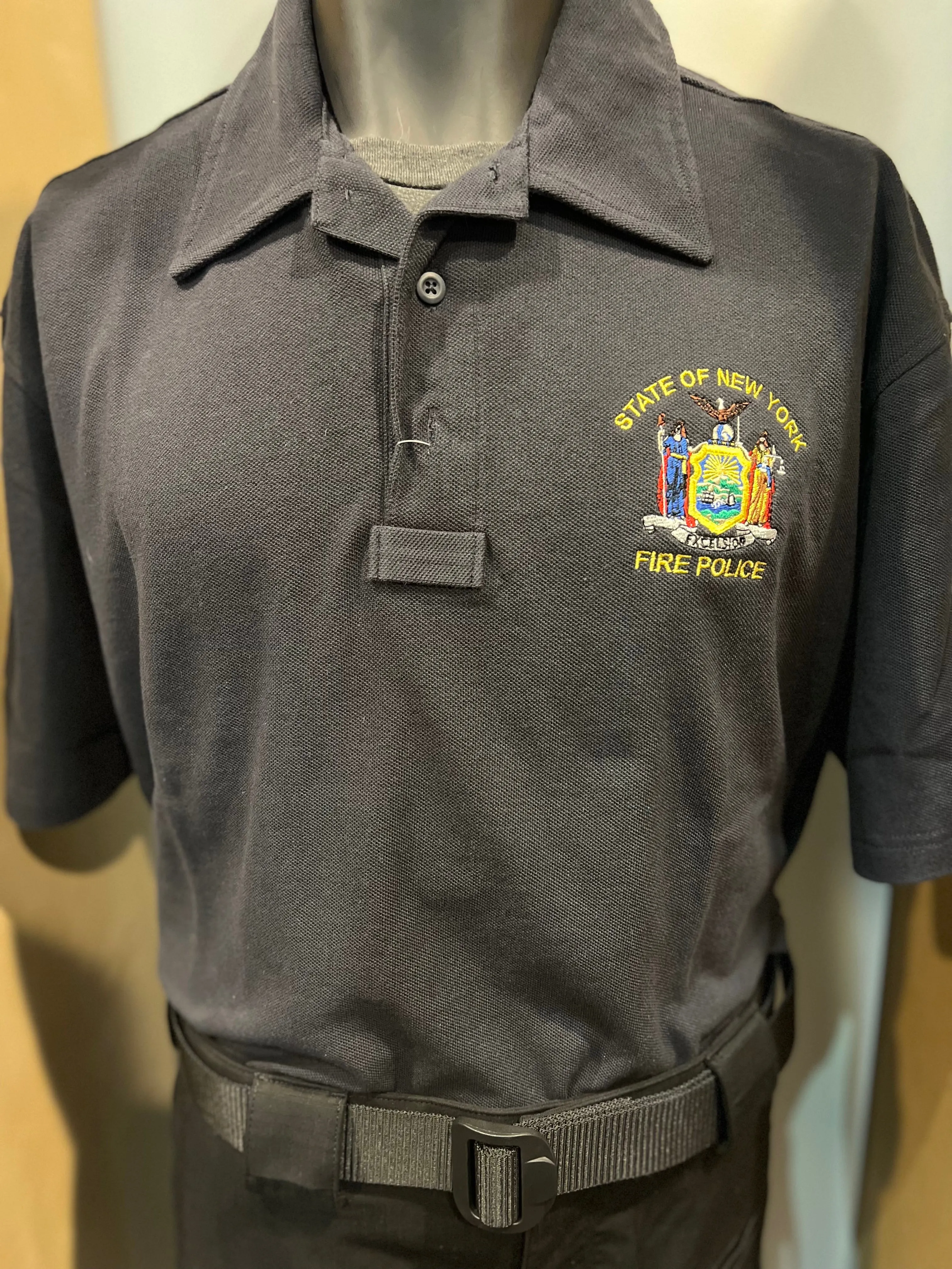 NYS Fire Police Polo - Navy