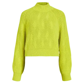 Object April Long Sleeve O-Neck Knit Patterned Pullover