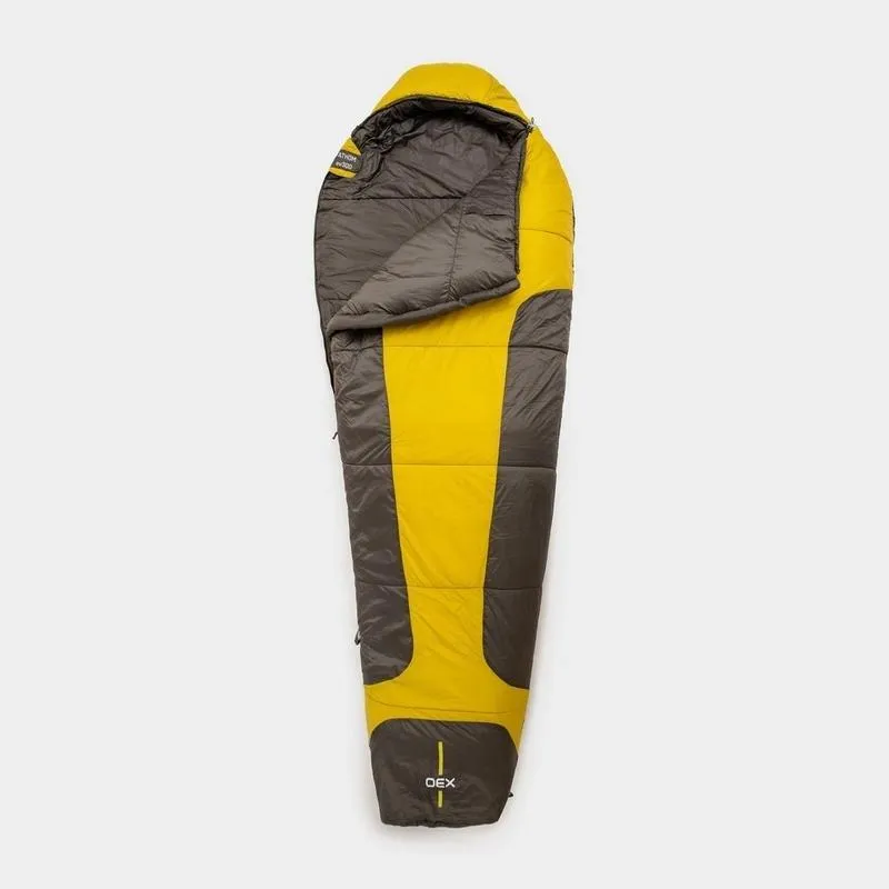 OEX Fathom EV 300 Sleeping Bag - Yellow UK