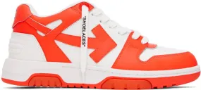 Off-White Orange & White Out Of Office Sneakers