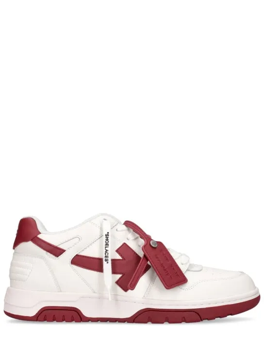 Off-White   Out of Office leather low top sneakers 