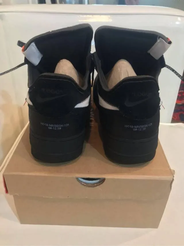 Off white x Nike Air Force 1 black