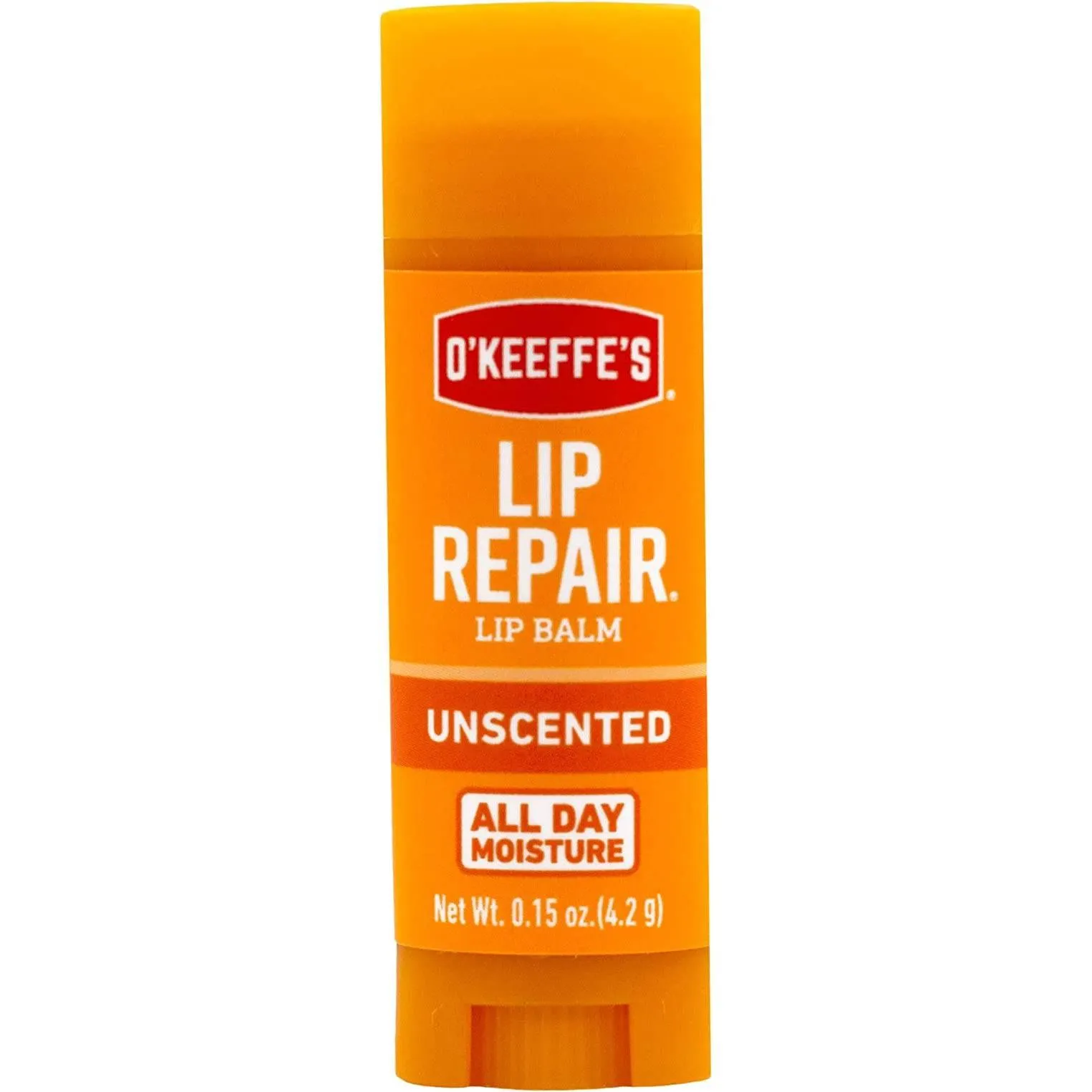 O'KEEFFE'S UNSCENTED LIP REPAIR LIP BALM STICK 0.15OZ