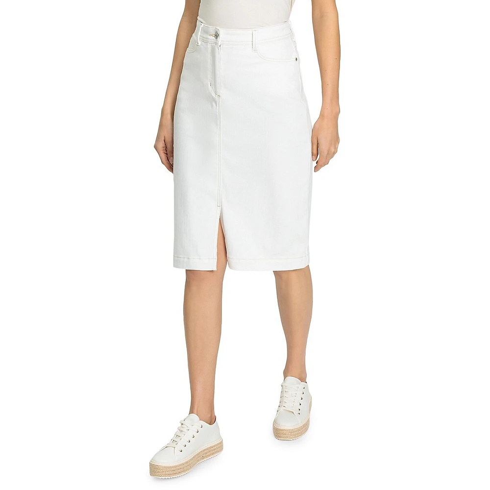 Olsen Stretch Denim Skirt