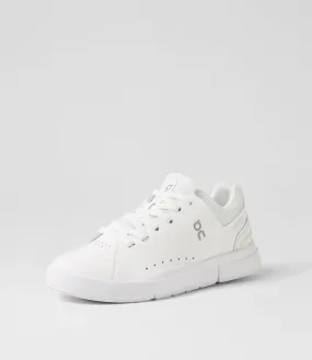 ON Roger Adv W White Undyed Vegan Leather Sneakers