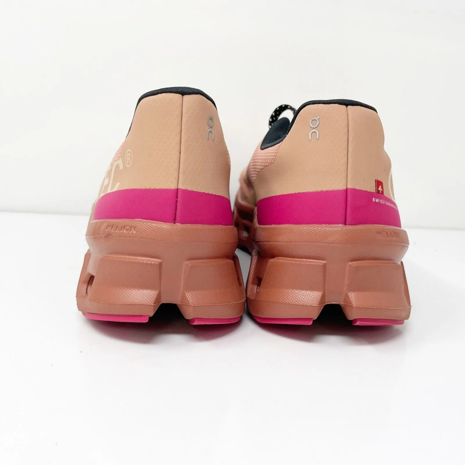 On Womens Cloudmonster Pink Running Shoes Sneakers Size 10.5