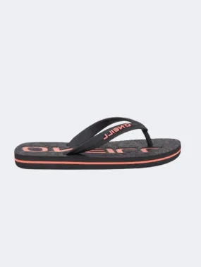 ONeill Profile Logo Boys Beach Sandals Black Out