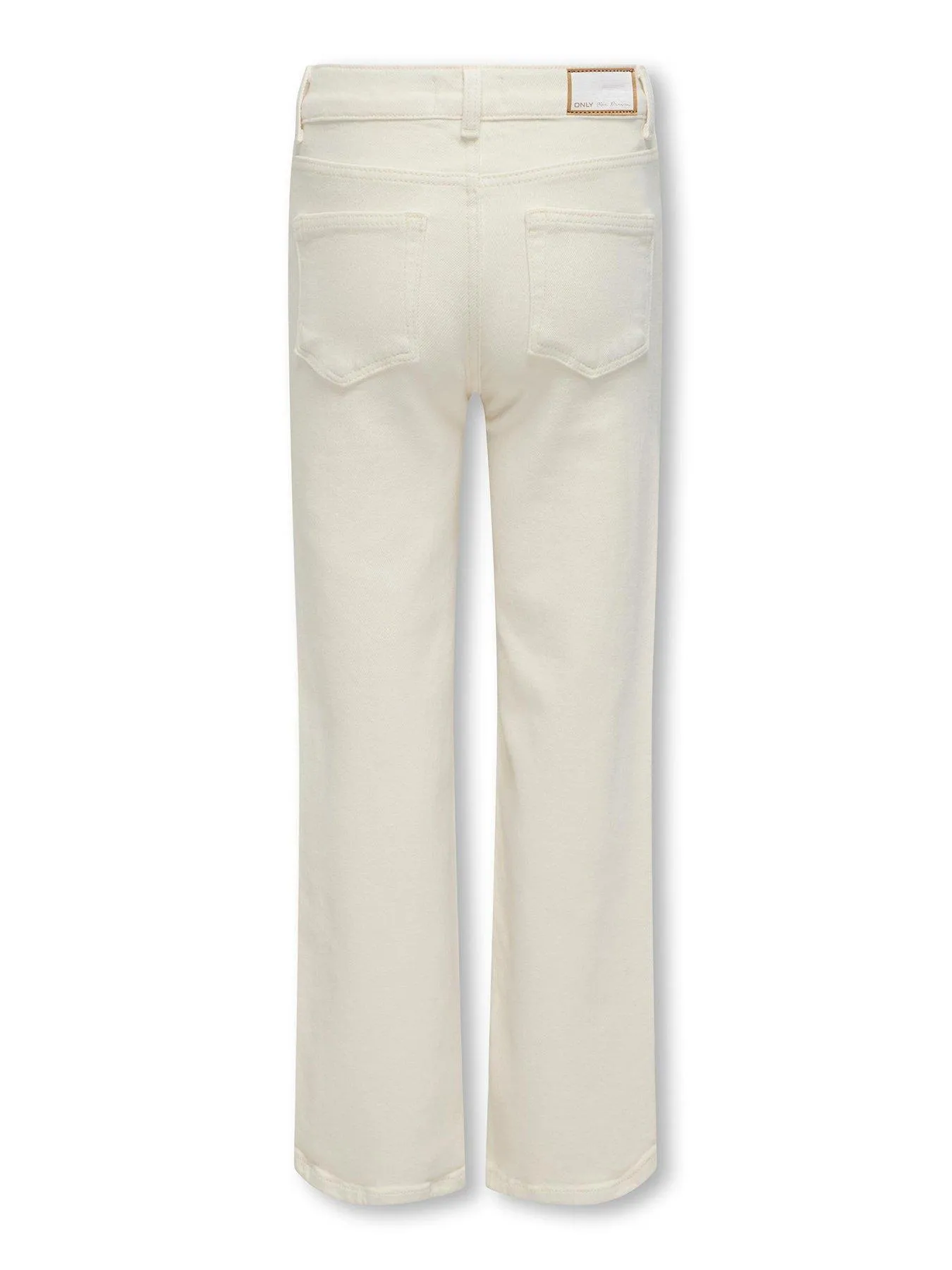 Only Kids Girls Juicy Wide Leg Jeans - Cream