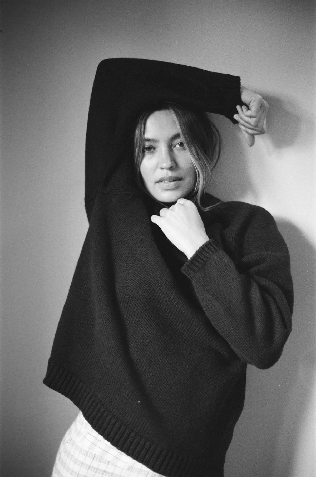 Organic Chunky Oversized Jumper - Navy