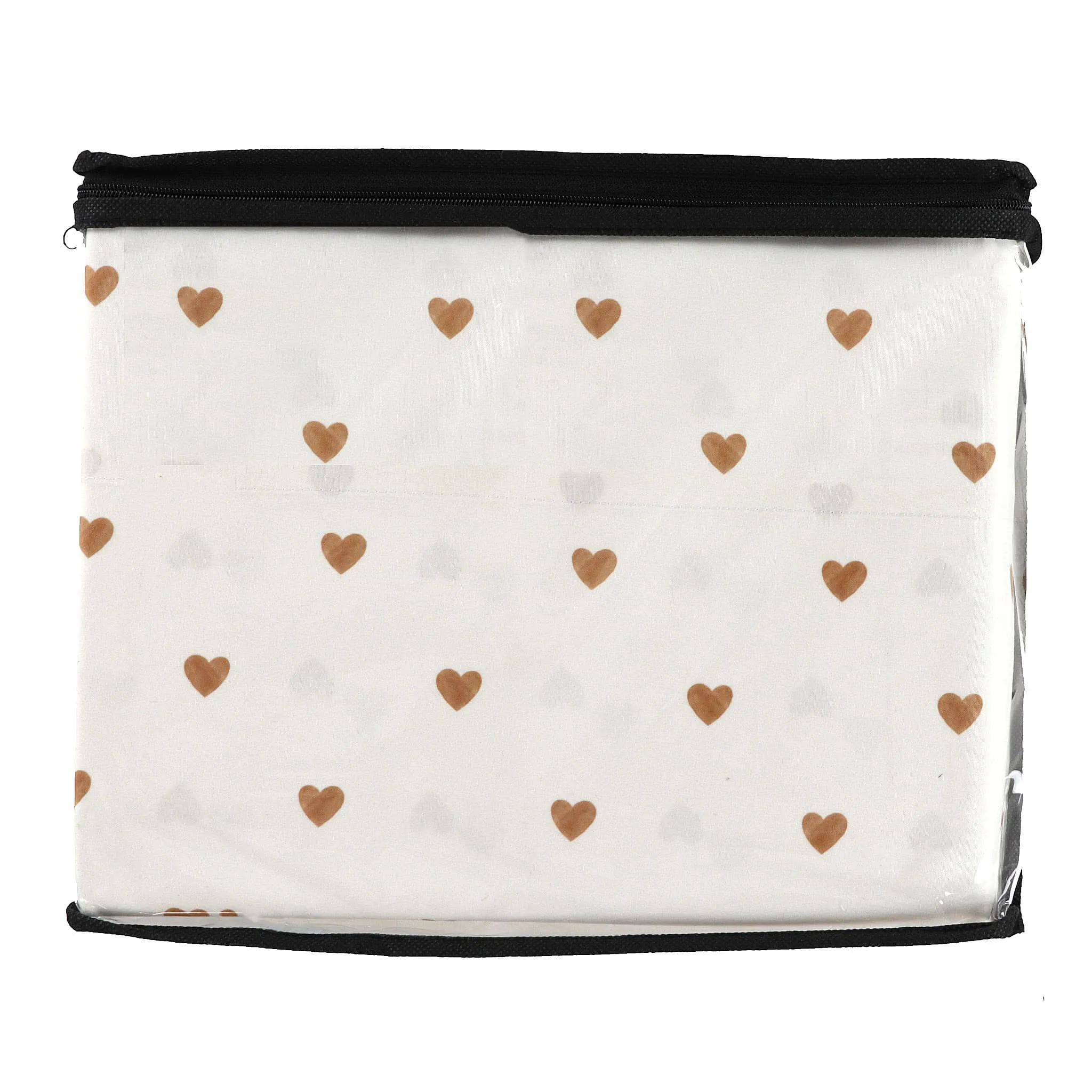 Origami Maison Double Sheet Set - Hearts  - Clement
