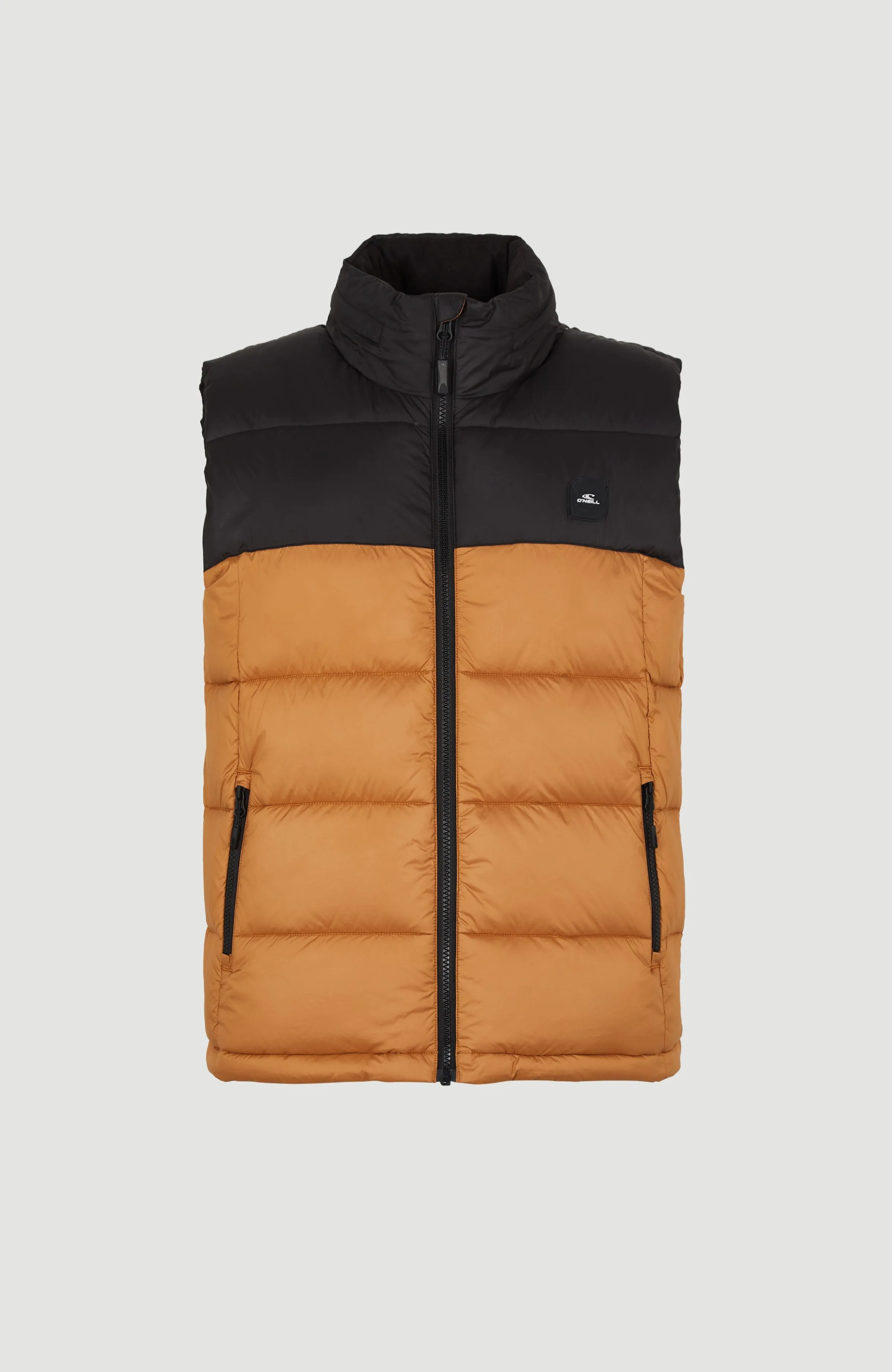 O'Riginals Puffer Vest | Rich Caramel Colour block