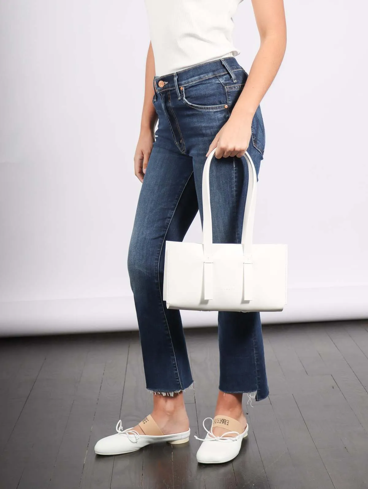 Orizzontale Shoulder Bag - White