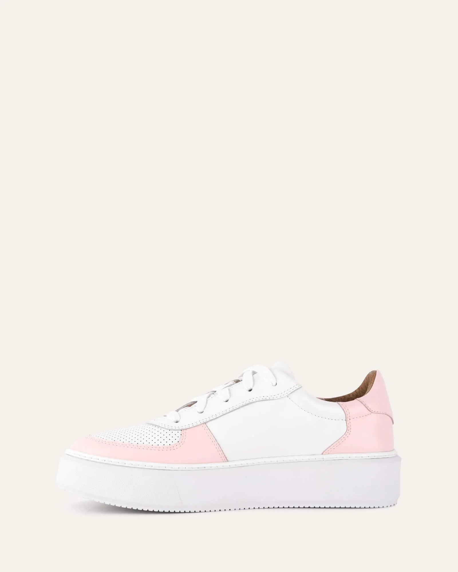 Otto sneakers white soft pink leather