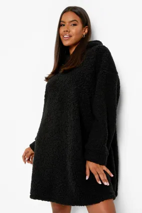 Oversized Borg Blanket Hoodie