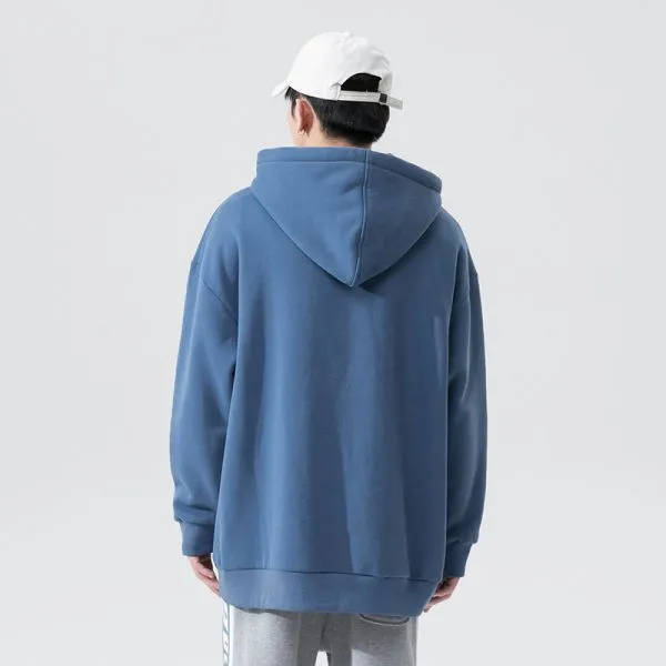 Oversized hoodie unisex solid color