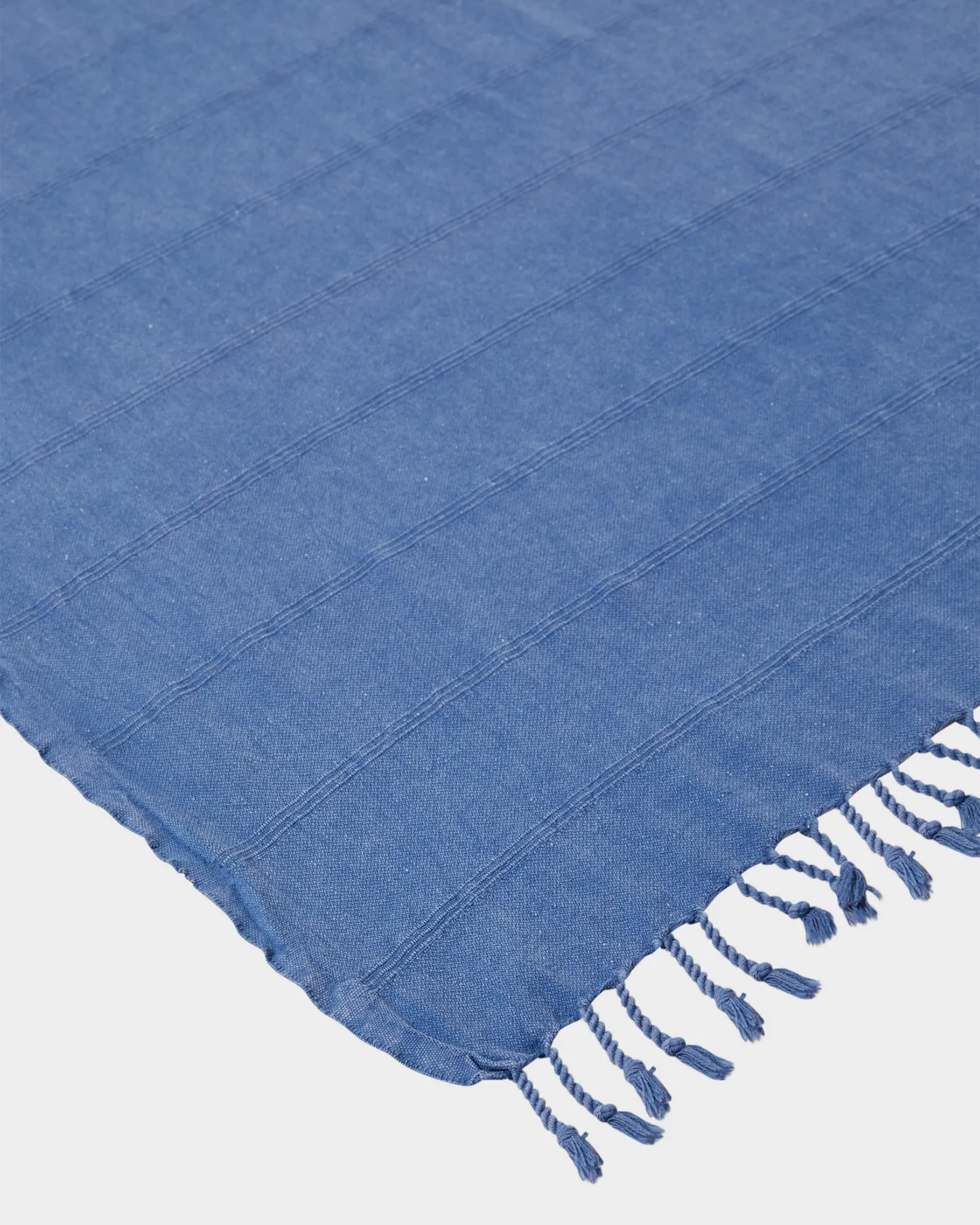 Ozoola Beachlife Stonewash Turkish Beach Towel - Blue Jeans | SurfStitch
