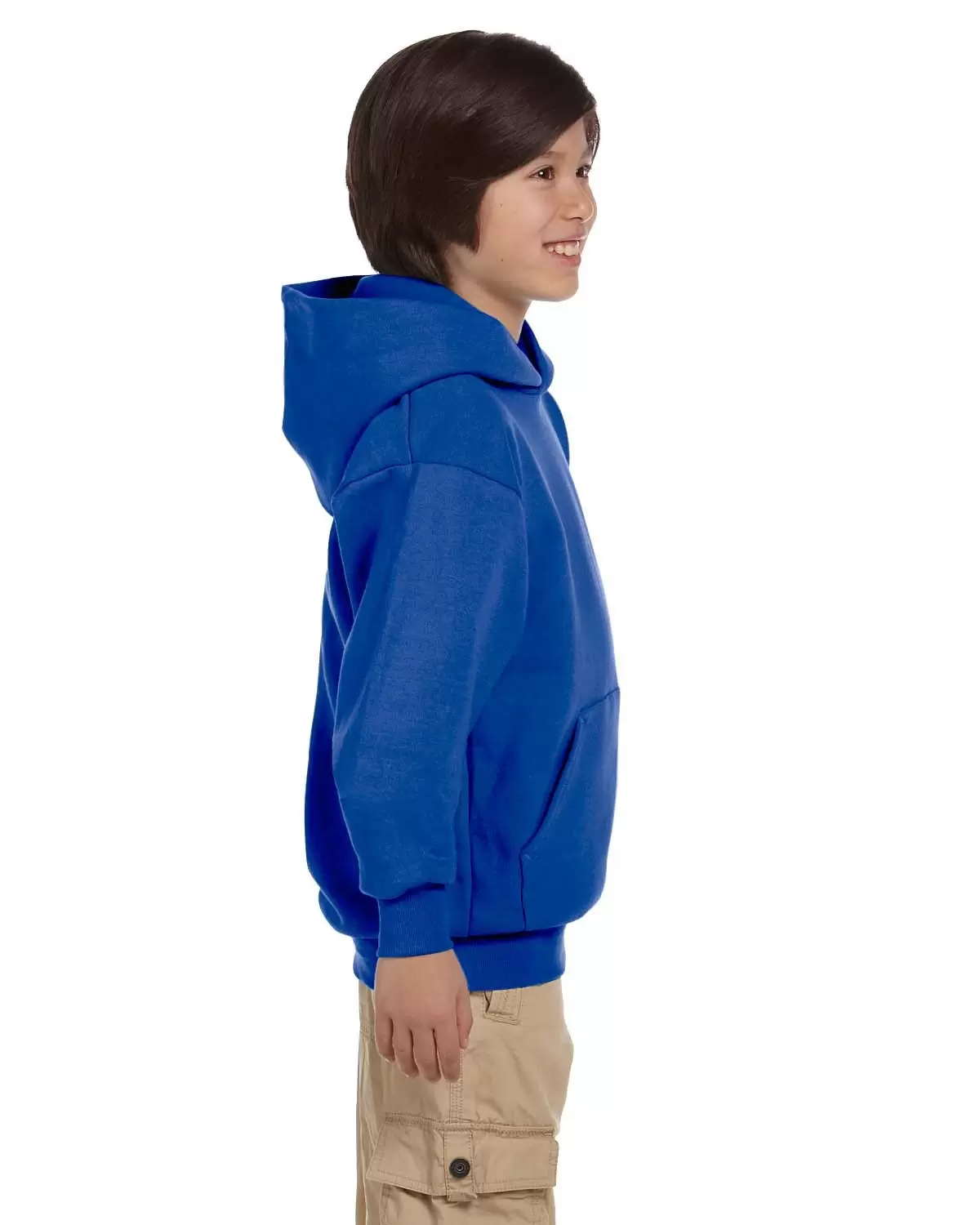 P470 Hanes Youth EcoSmart Pullover Hooded Sweatshirt SKU: P473