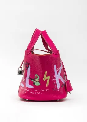 Paint Cube Bag - Fusha Pink