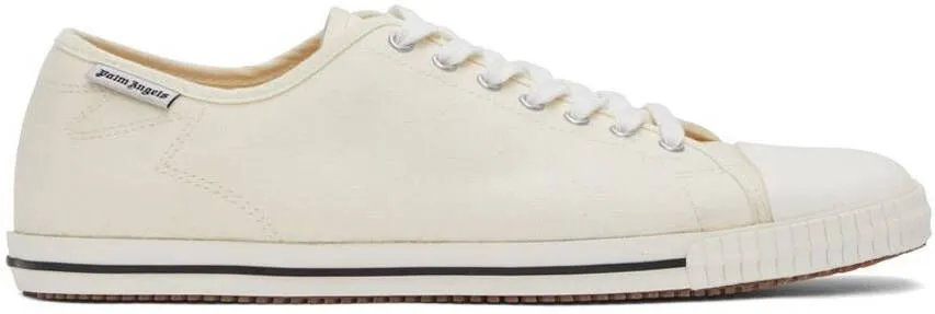 Palm Angels Off-White Vulcanized Low-Top Sneakers