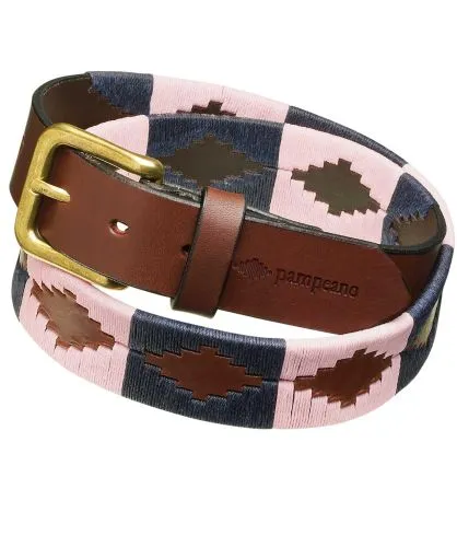 Pampeano Pink Leather Hermoso Polo Belt