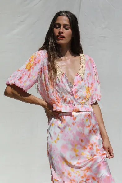 Paradise Top - Pink Bloom
