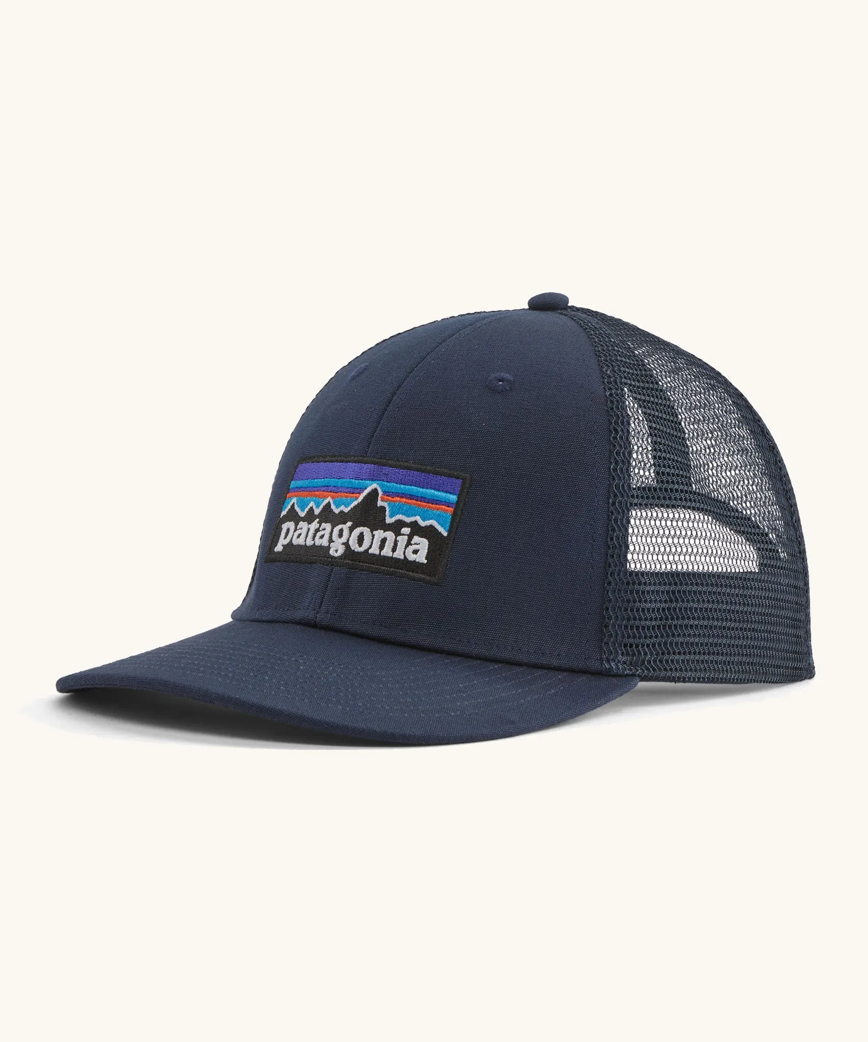 Patagonia Adult P-6 Logo LoPro Trucker Hat - New Navy