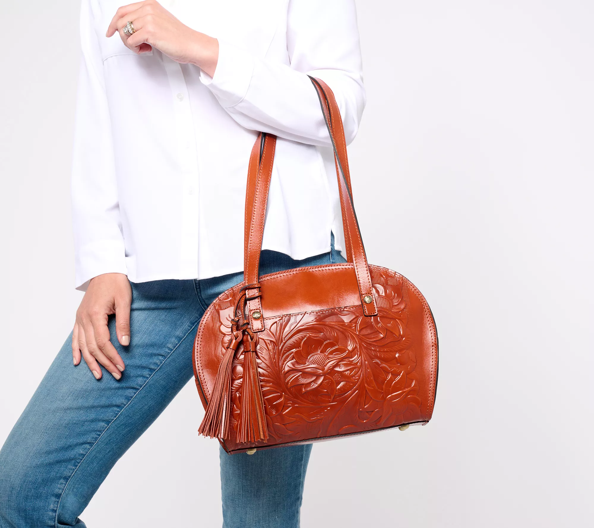 Patricia Nash Massima Small Leather Shoulder Bag