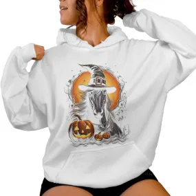 Percheron Horse Halloween Graphic For Women Women Hoodie