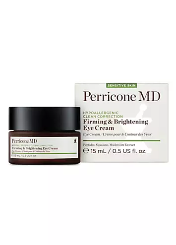 Perricone Hypoallergenic Clean Correction Firming & Brightening Eye Cream 15ml | Kaleidoscope