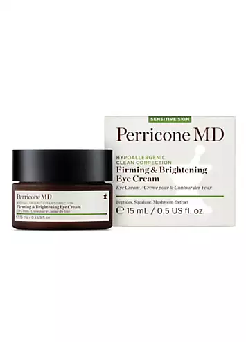 Perricone Hypoallergenic Clean Correction Firming & Brightening Eye Cream 15ml | Kaleidoscope