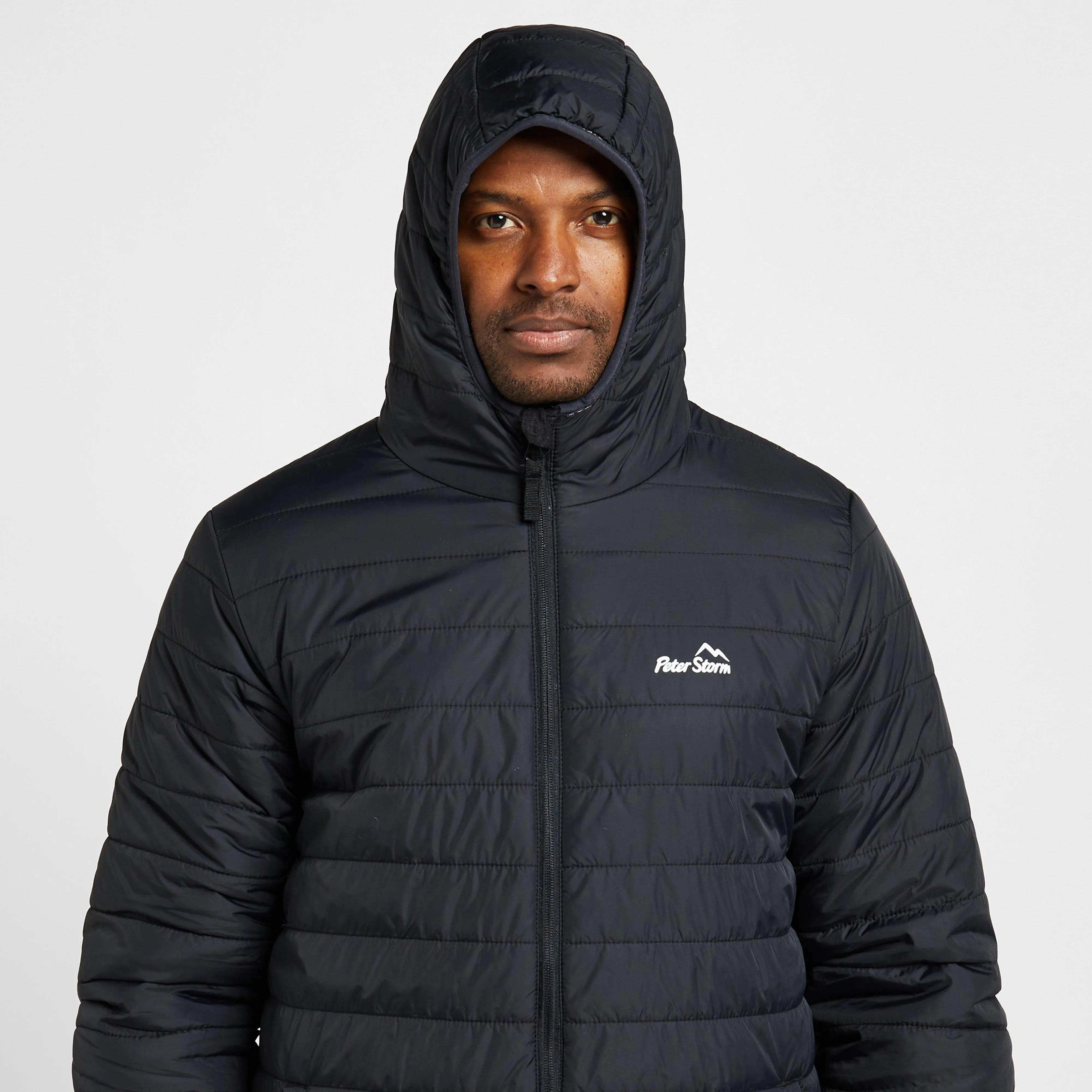 Peter Storm Mens Blisco II Hooded Jacket Black | Ultimate Outdoors