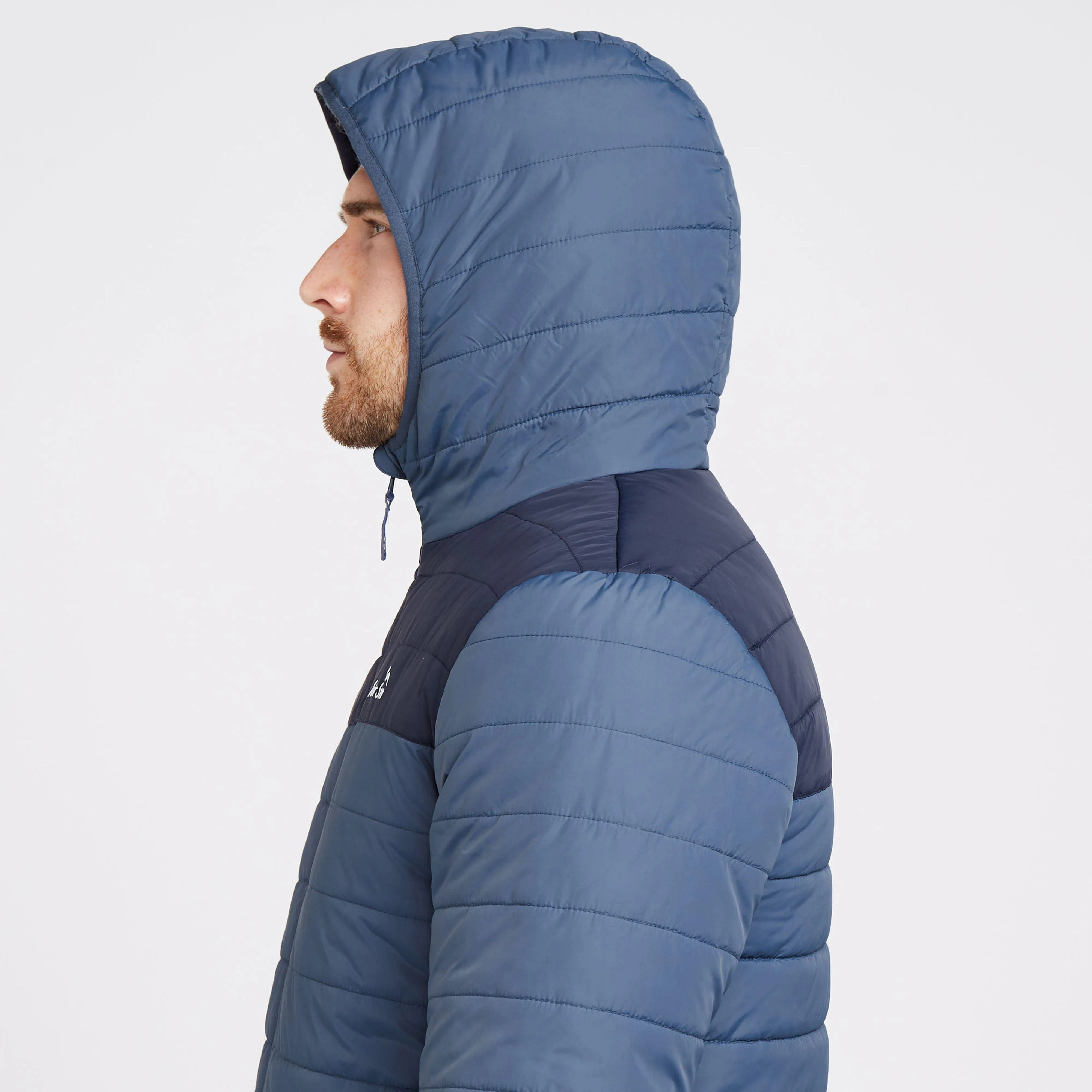 Peter Storm Mens Blisco II Hooded Jacket Blue/Dark Blue | Millets