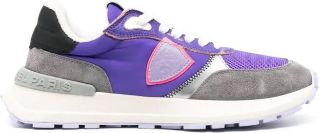 Philippe Model Paris Antibes leather low-top sneakers Purple