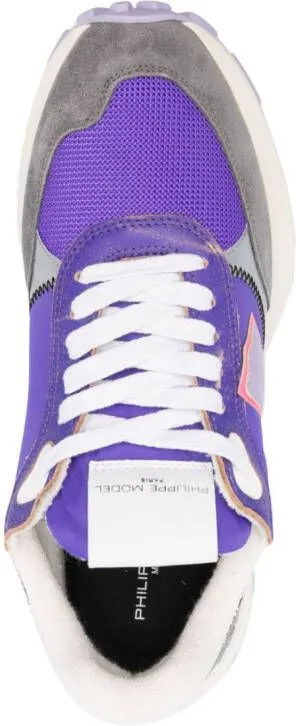 Philippe Model Paris Antibes leather low-top sneakers Purple