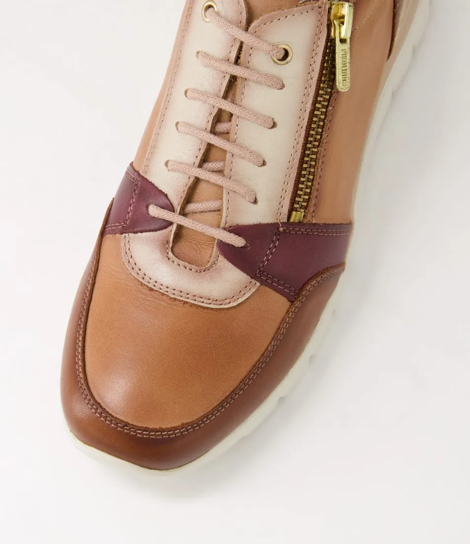 PIKOLINOS Cantabria 718 Terracota Leather Sneakers