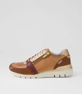 PIKOLINOS Cantabria 718 Terracota Leather Sneakers