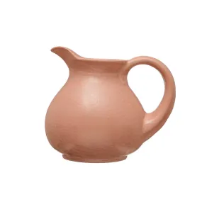 Pink Glazed Pitcher