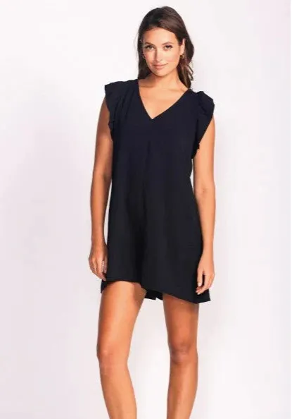 Pink Martini Keeley Romper | Black + Pink