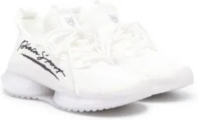 Plein Sport logo-print lace-up sneakers White