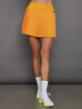 Plissé Skirt - Papaya
