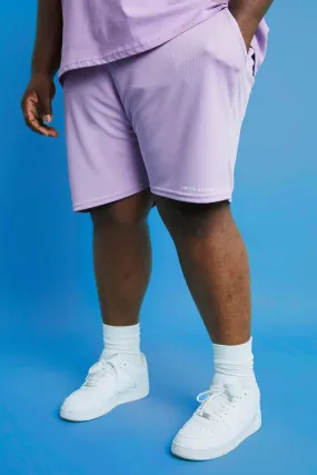 Plus Loose Fit, Short Length Limited Mesh Short | boohooMAN UK