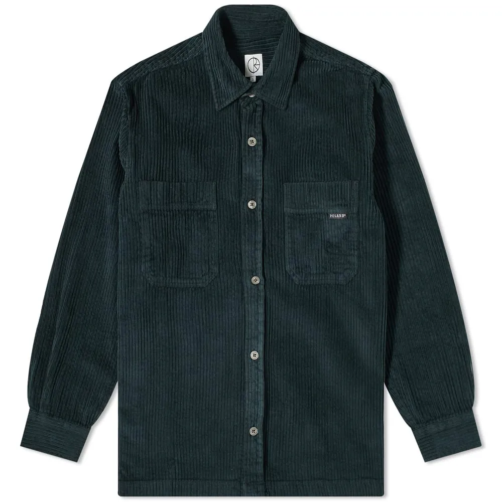 Polar Skate Co. Cord ShirtDark Green