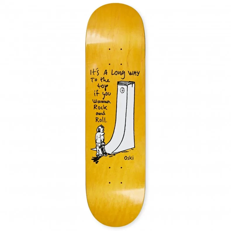 Polar Skate Co. Oskar Rozenberg Rock & Roll Skateboard Deck 8.625