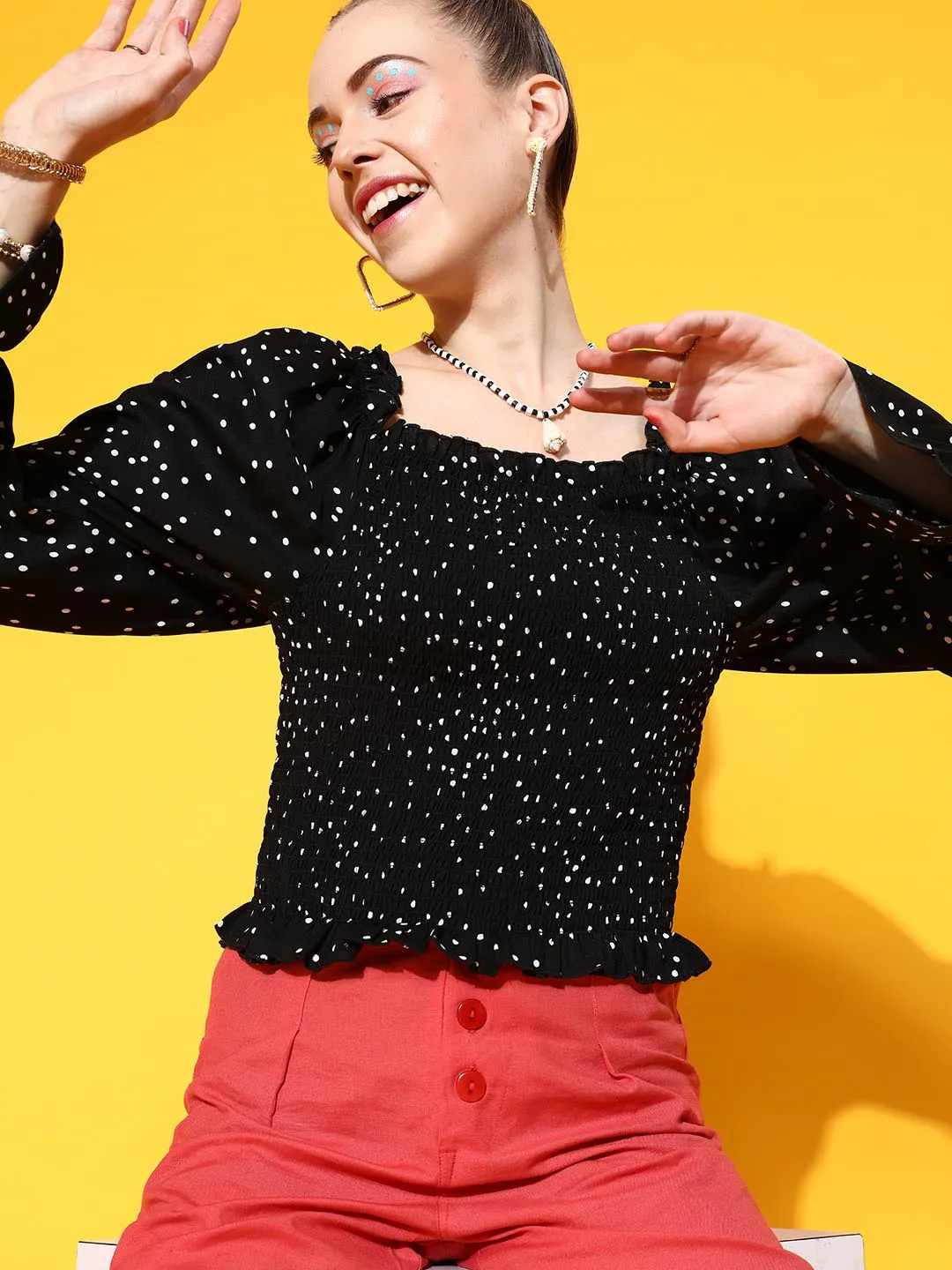 Polka Dot Top