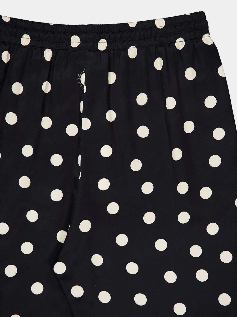 Polka Dot Wide-Leg Trousers