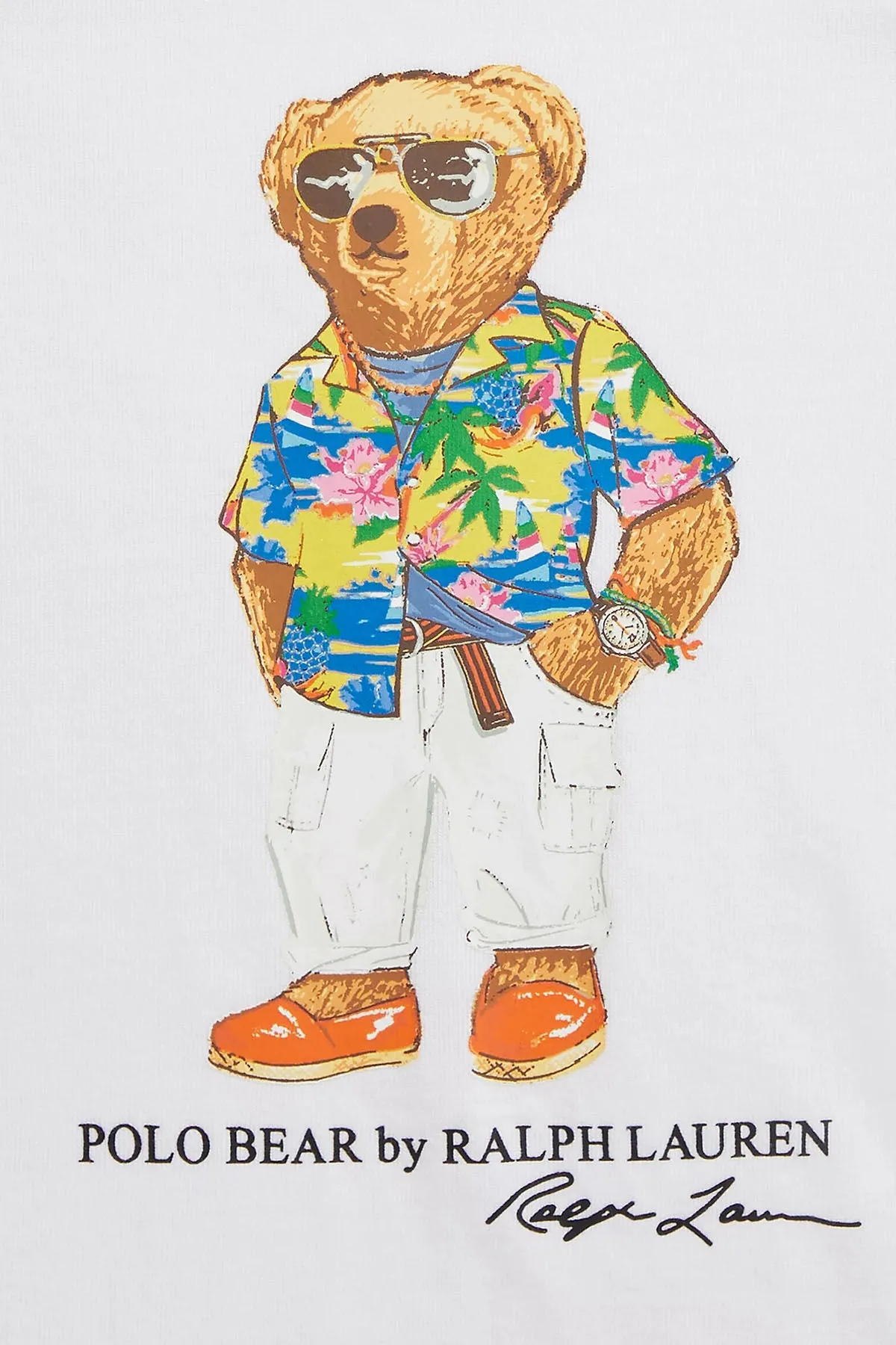 Polo Ralph Lauren Kids 2-7 Ya Unisex ocuk Polo Bear T-shirt