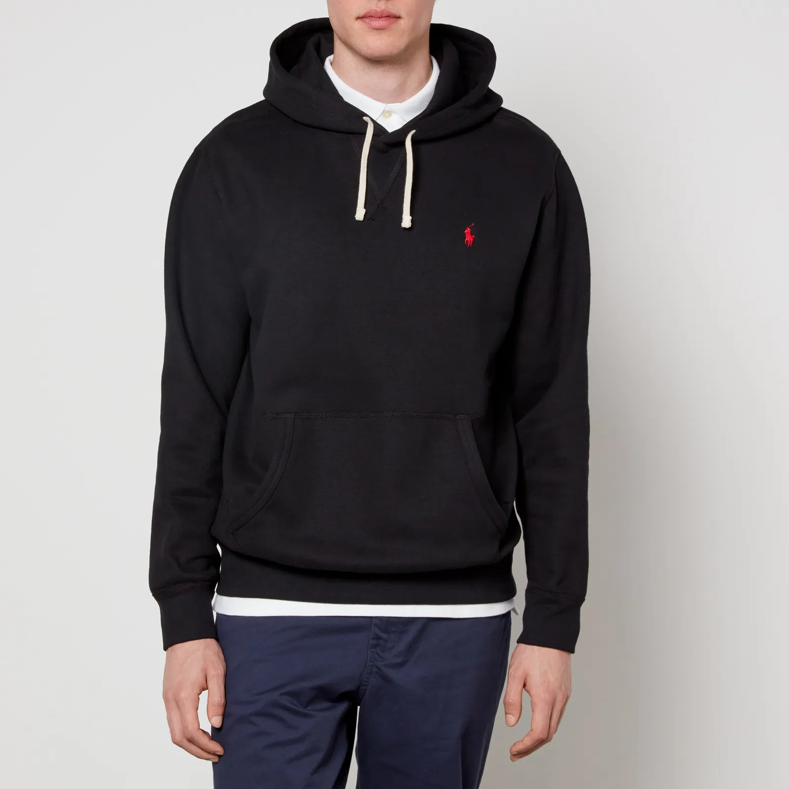 Polo Ralph Lauren Logo Cotton-Jersey Hoodie - S | Coggles