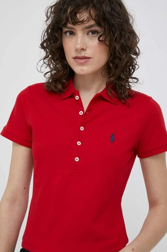 Polo Ralph Lauren polo shirt women’s red color